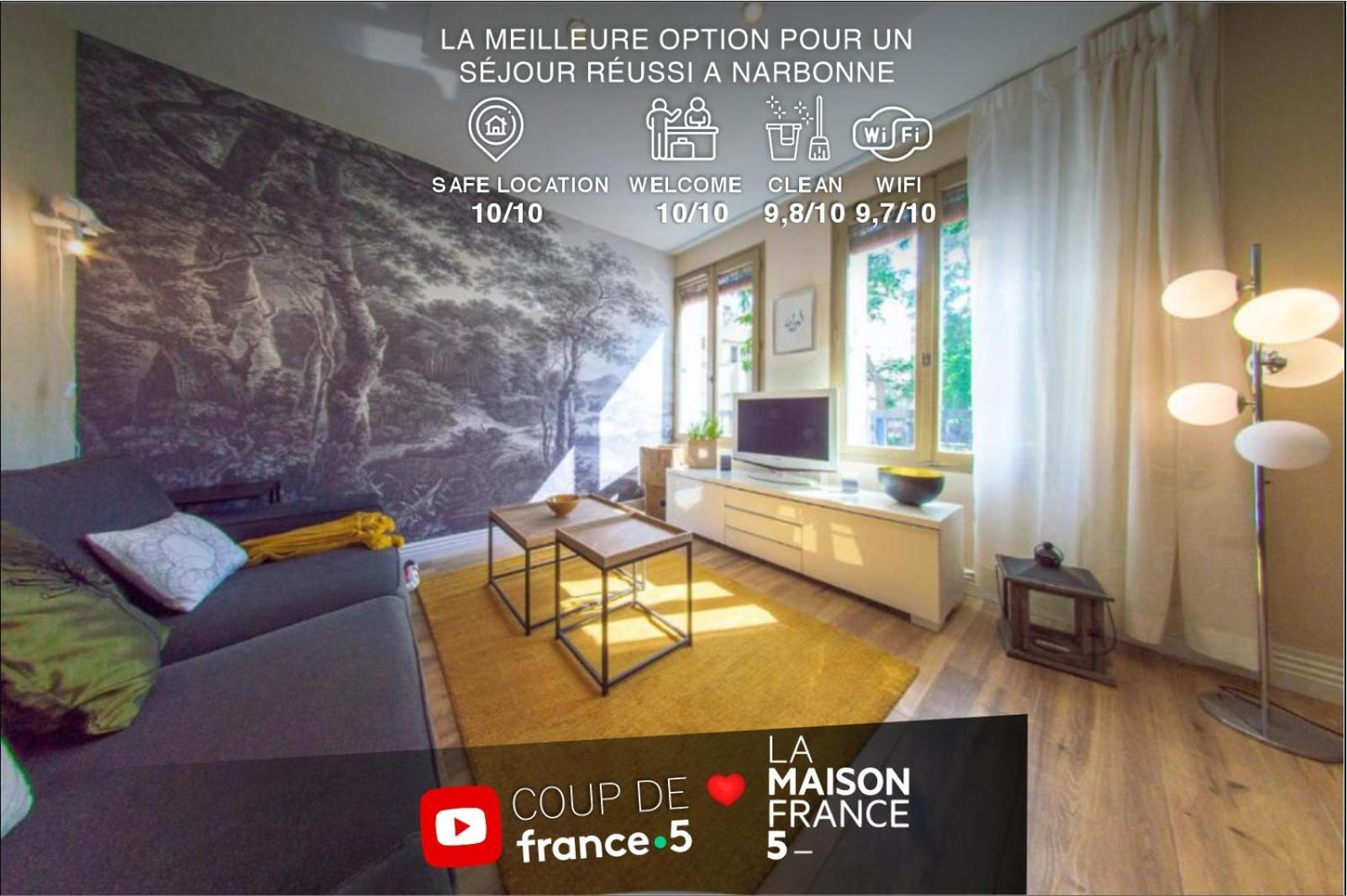 Le RétroMirabeau - Appartement Le Raspaïl Narbonne Extérieur photo